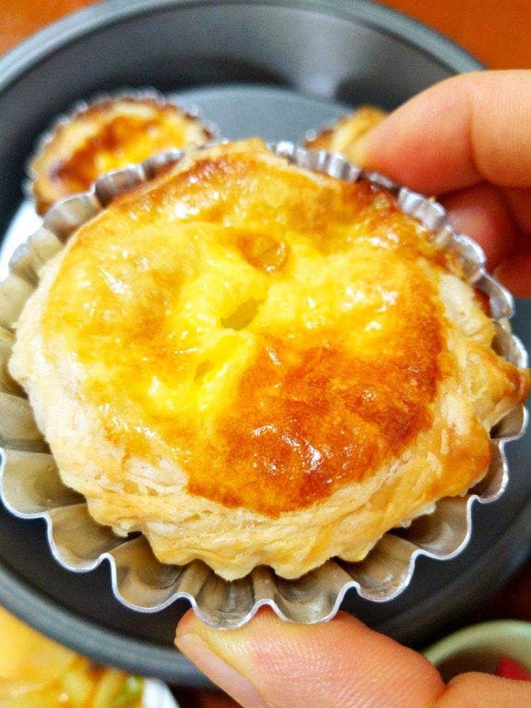 年宝麻麻做的手抓饼蛋挞