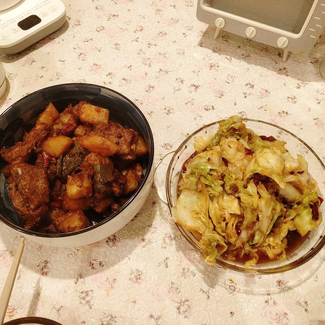 土豆炖排骨