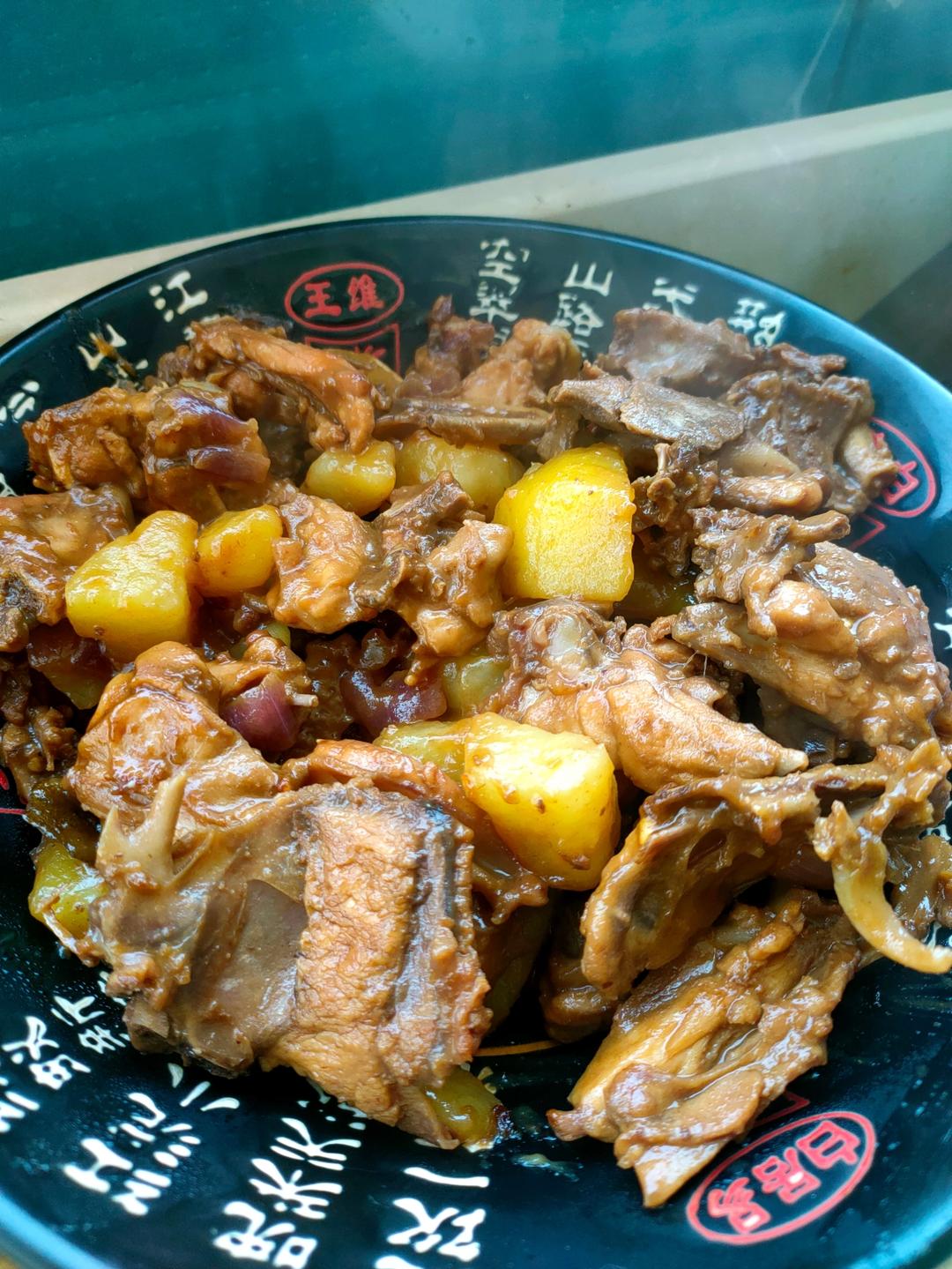 土豆炖鸡架