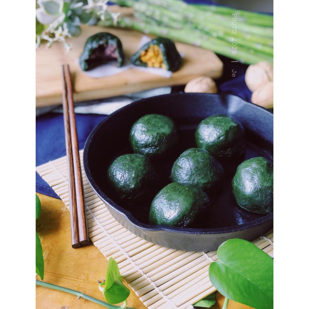 《Tinrry+》咸蛋黄肉松青团+红豆沙青团