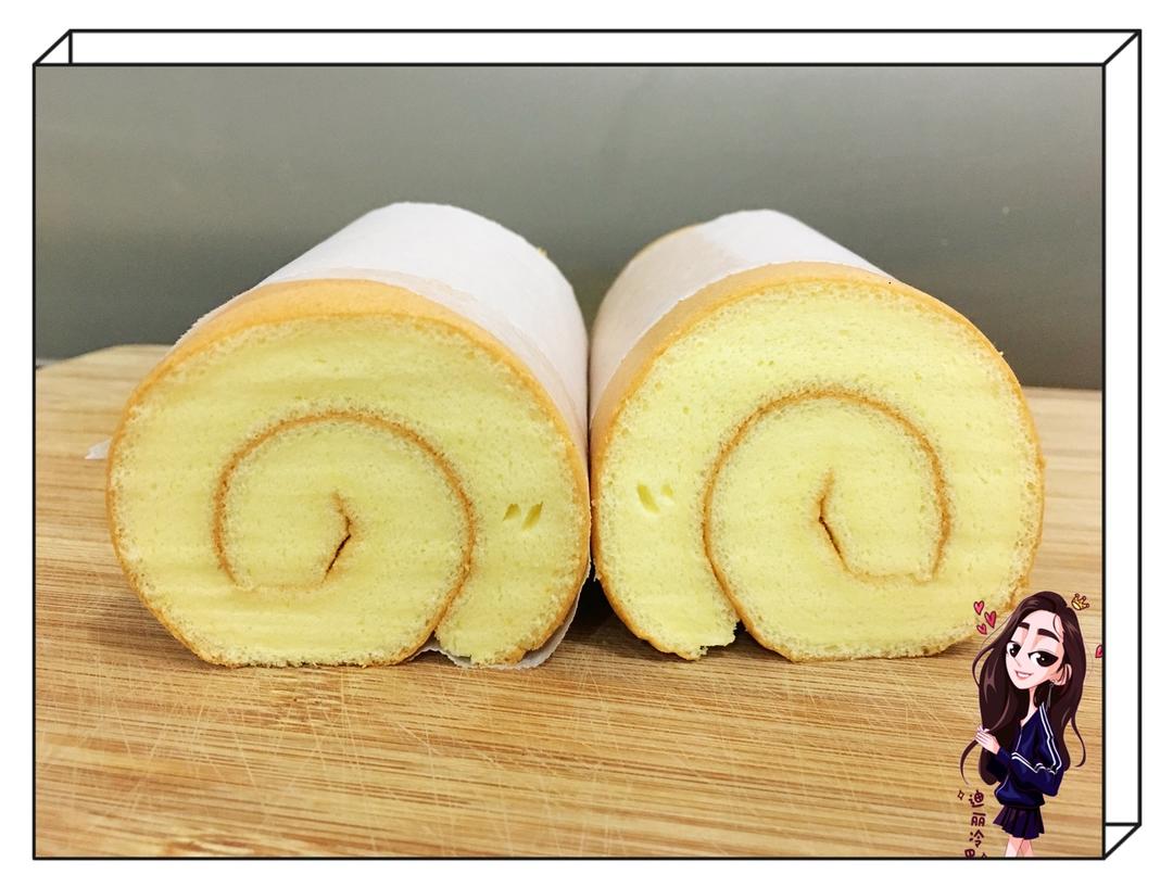 原味蛋糕卷(后蛋法)