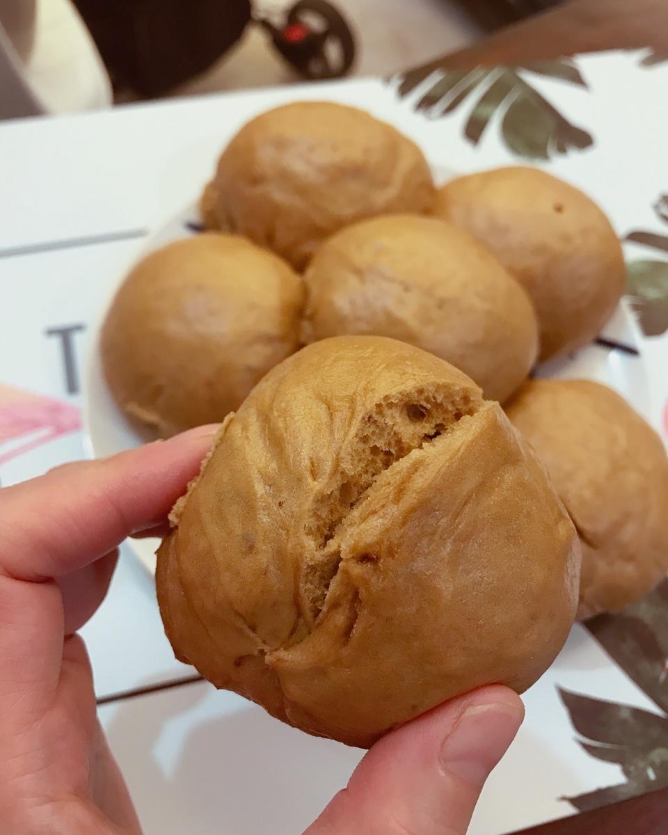 有着面包口感的红糖馒头（一次发酵）