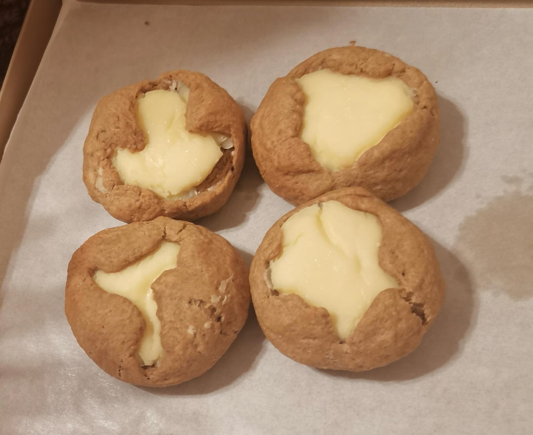 一次成功‼️双重巧克力冰乳酪司康