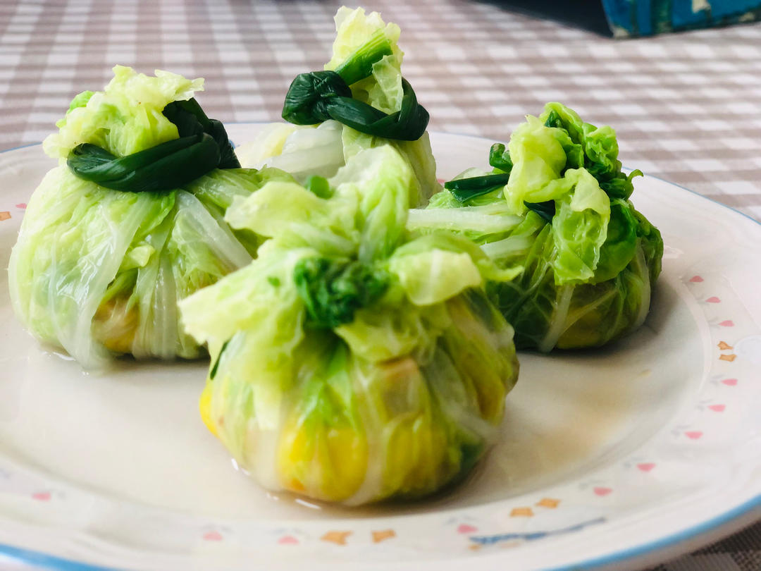 北鼎蒸锅食谱｜白菜（百财）福袋，寓意好，味道鲜！