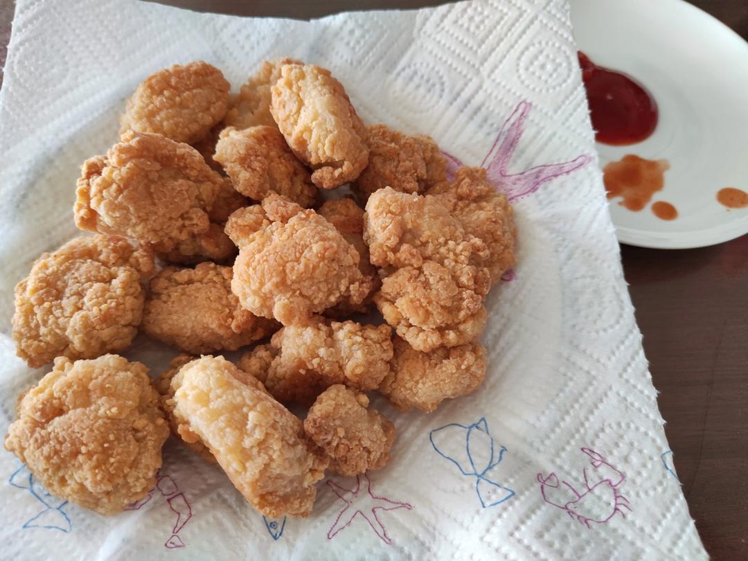 速冻鸡米花少油烤箱版