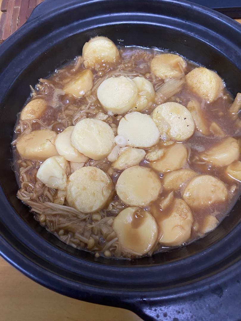 无敌巨好吃！超下饭的金针菇日本豆腐煲
