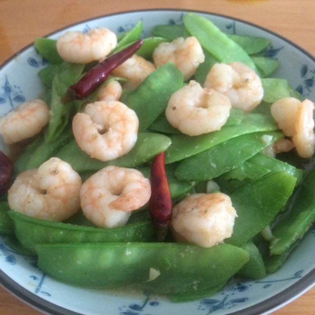 荷兰豆虾仁