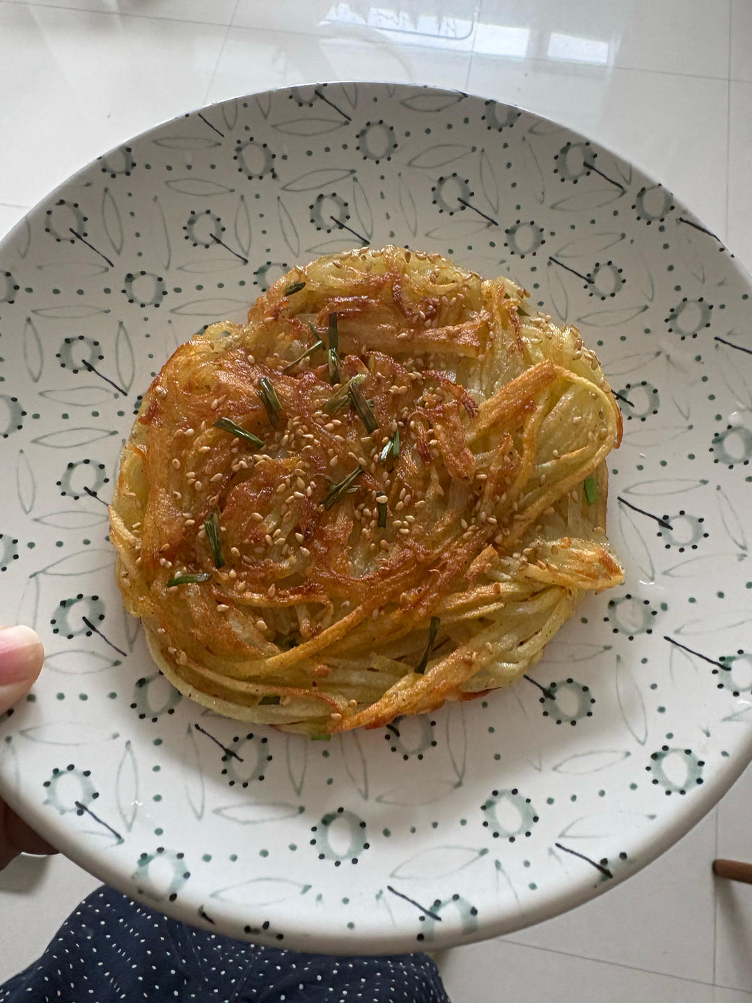 减脂一定要吃的土豆丝饼🥔外脆里软快手早餐