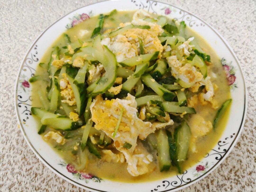 黄瓜炒蛋