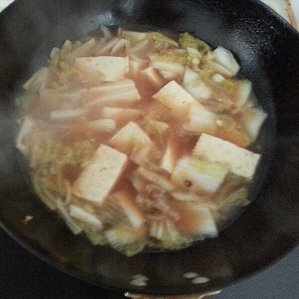 白菜炖豆腐
