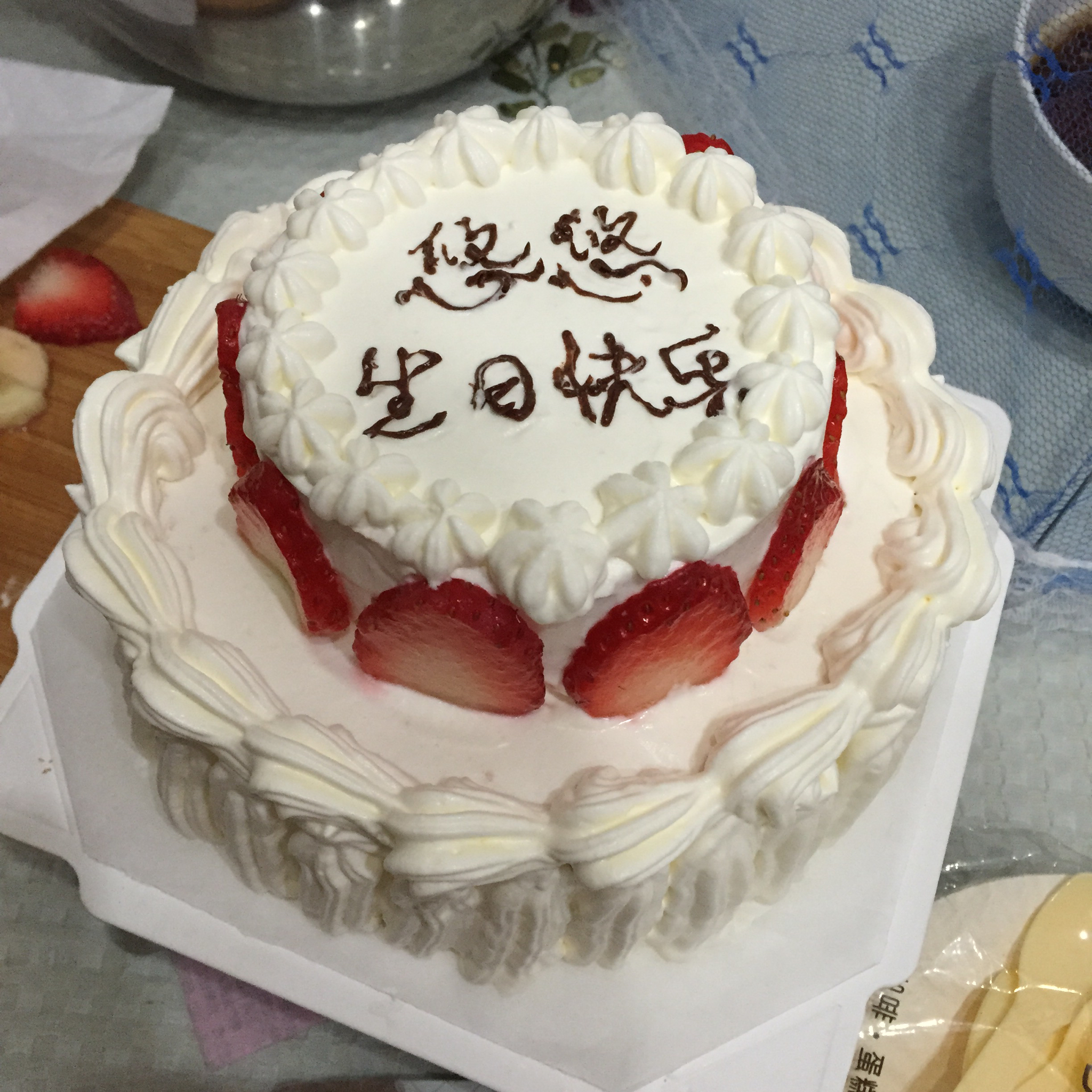 圣诞“裸蛋糕”