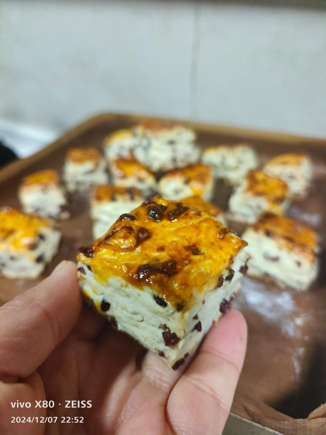 消耗淡奶油的司康