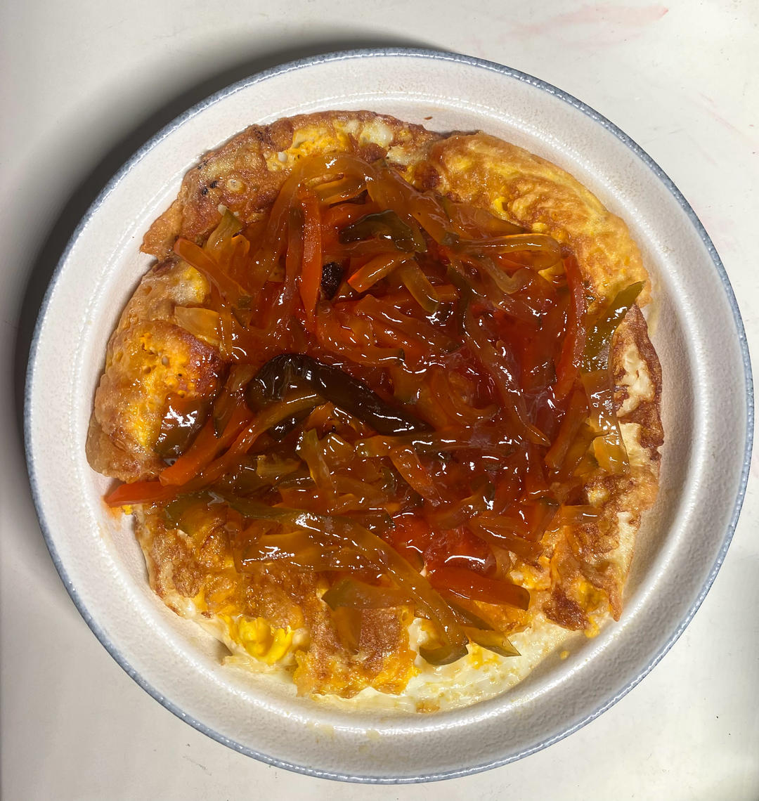 儿时的味道.五柳炸蛋