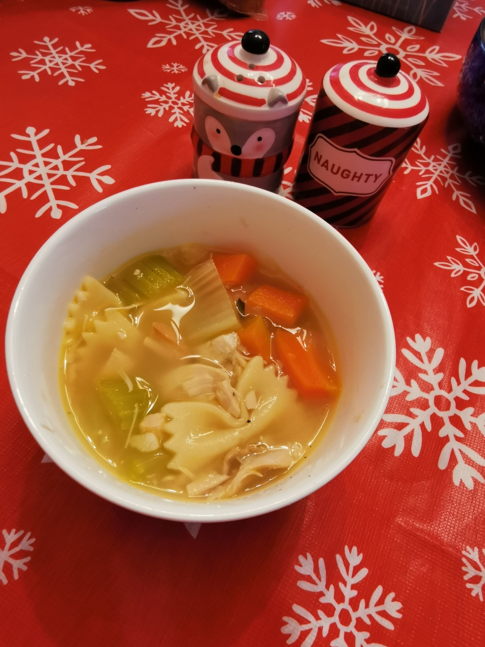鸡汤面Chicken Noodle Soup(圣诞剩余火鸡大作战)的做法