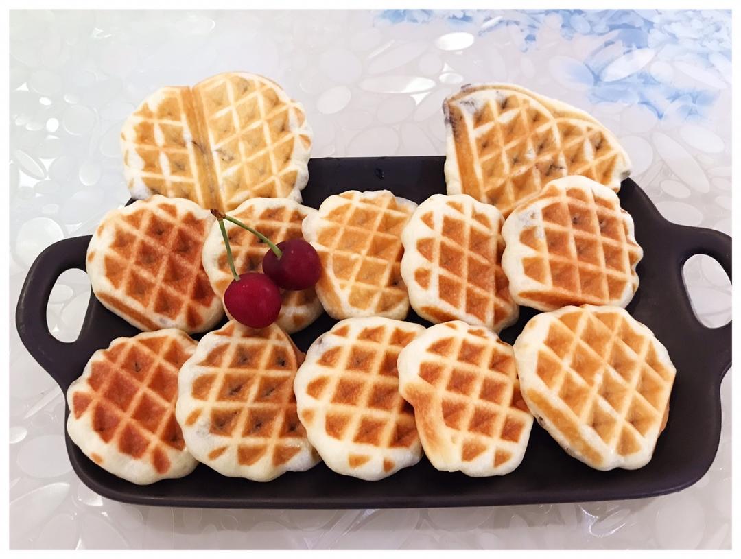 紫薯奶酪华夫饼