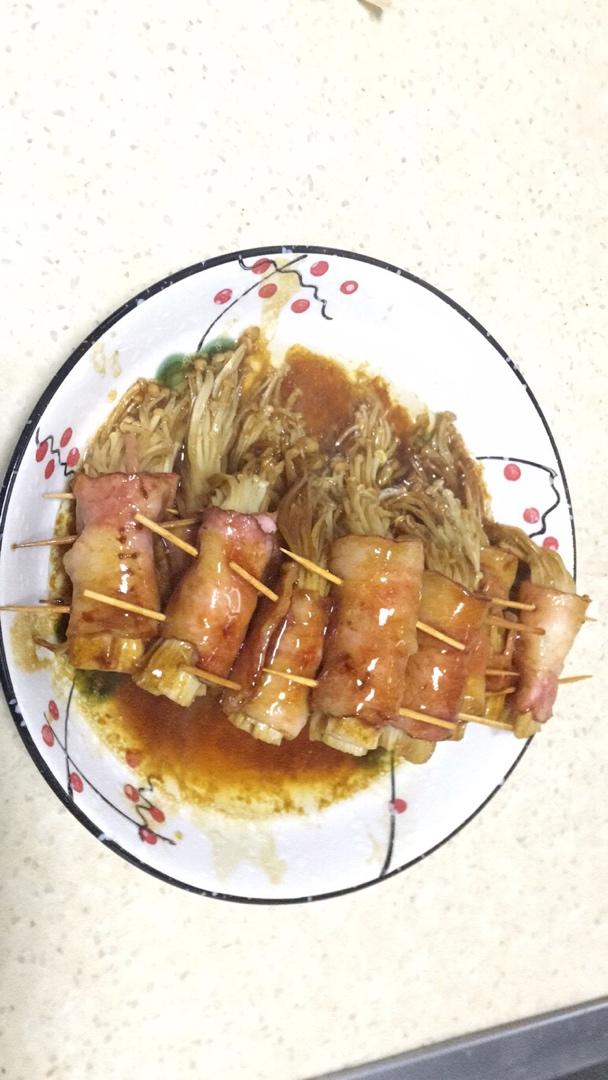 金针菇培根卷