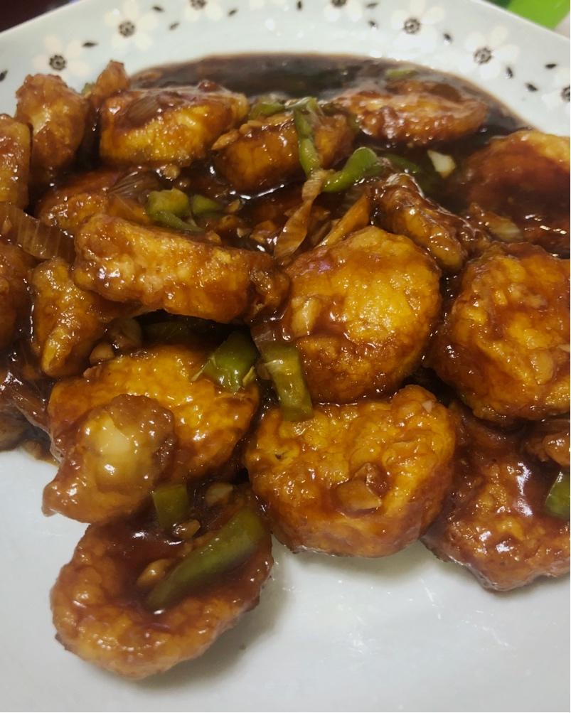 🔥超快手～酱汁日本豆腐，外酥里嫩