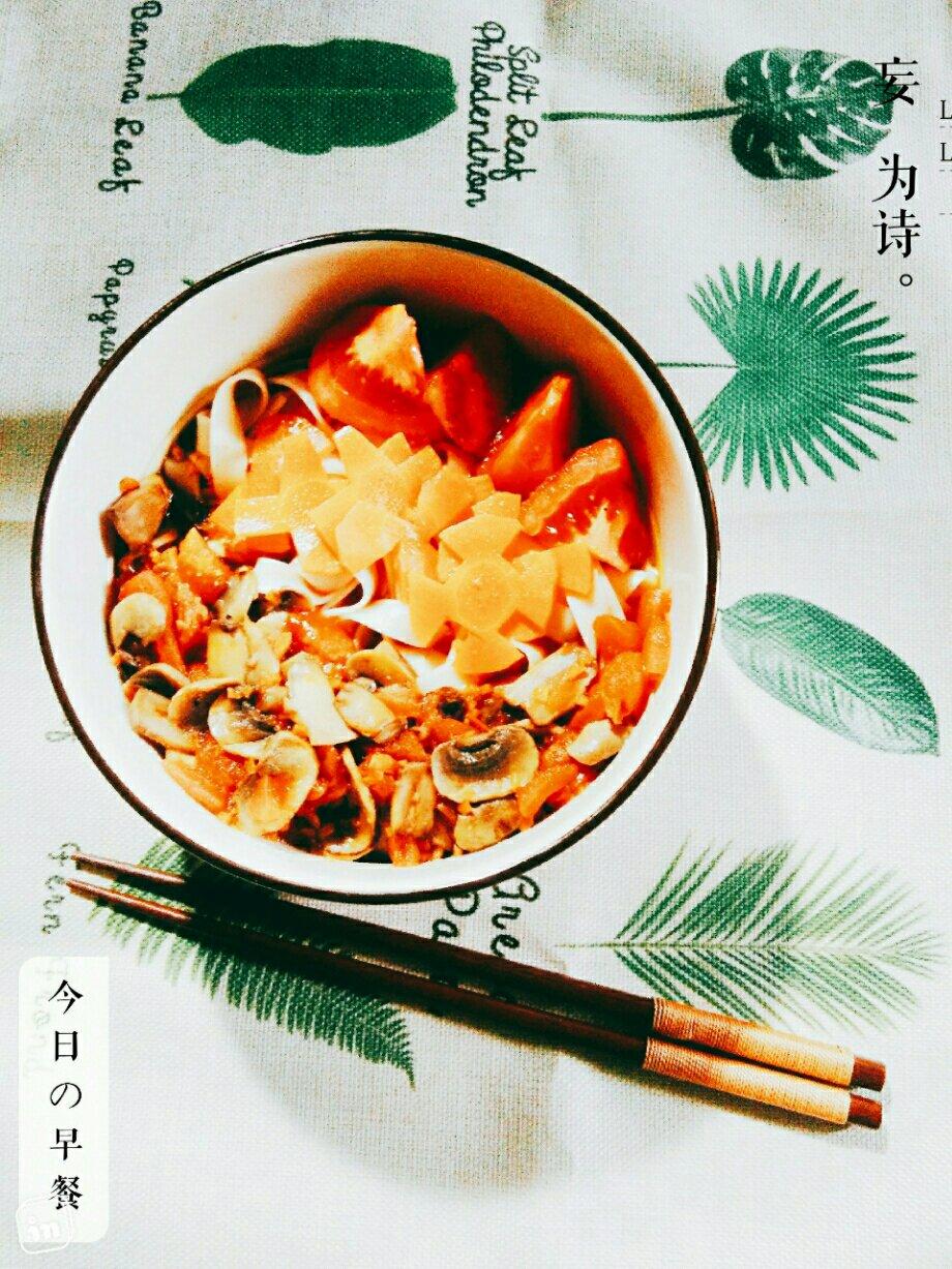 番茄香菇酸汤面