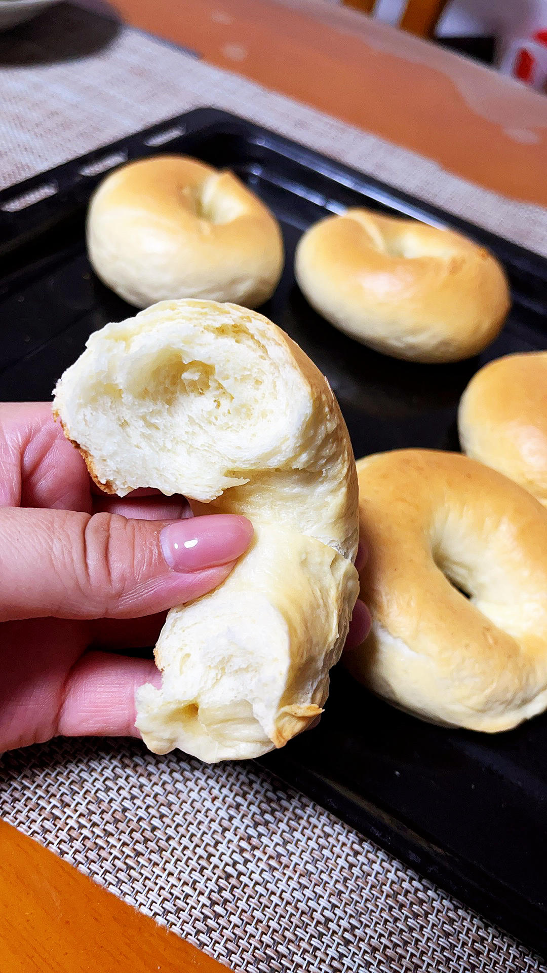 🥯一小时就完成的超快手贝果