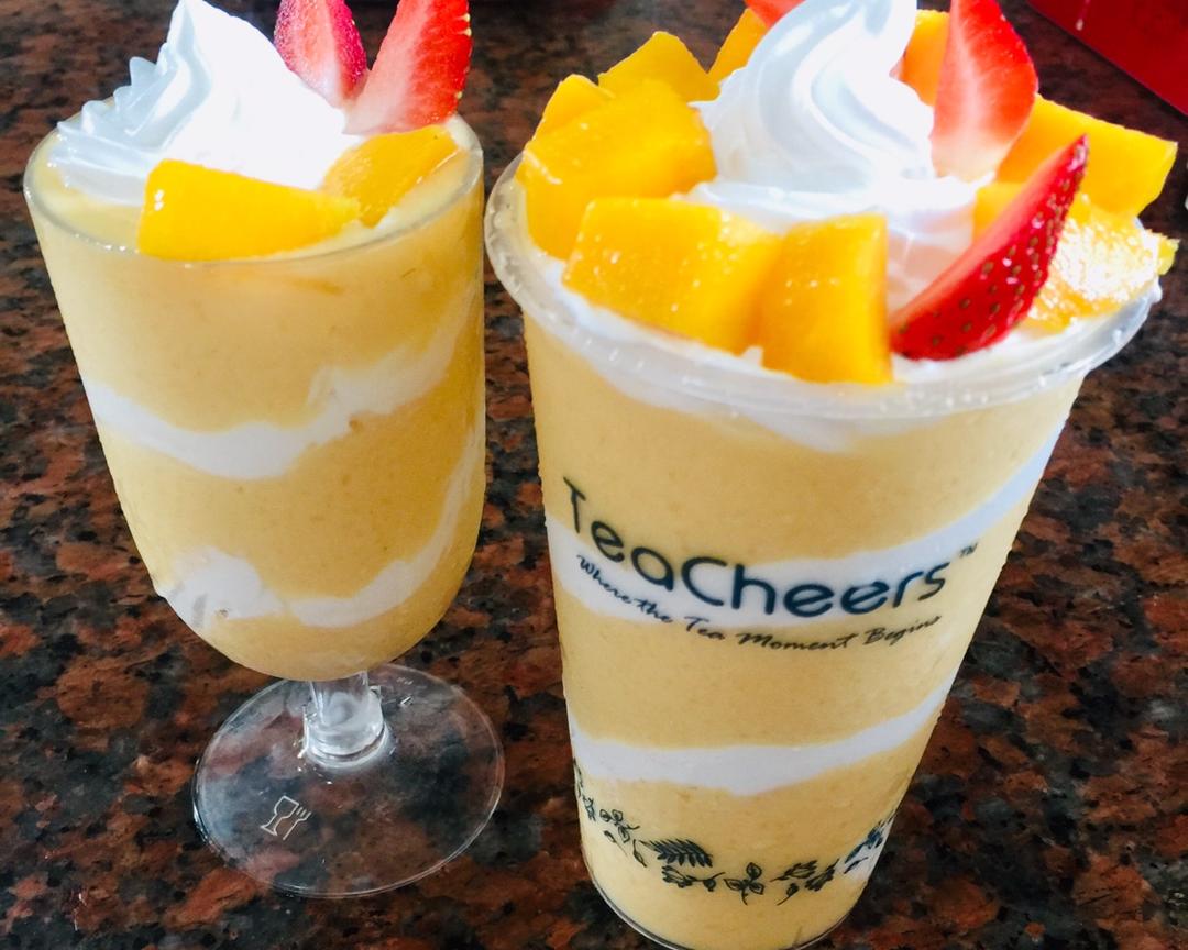 99芒果牛奶冰沙03清凉夏日必备之饮品的做法