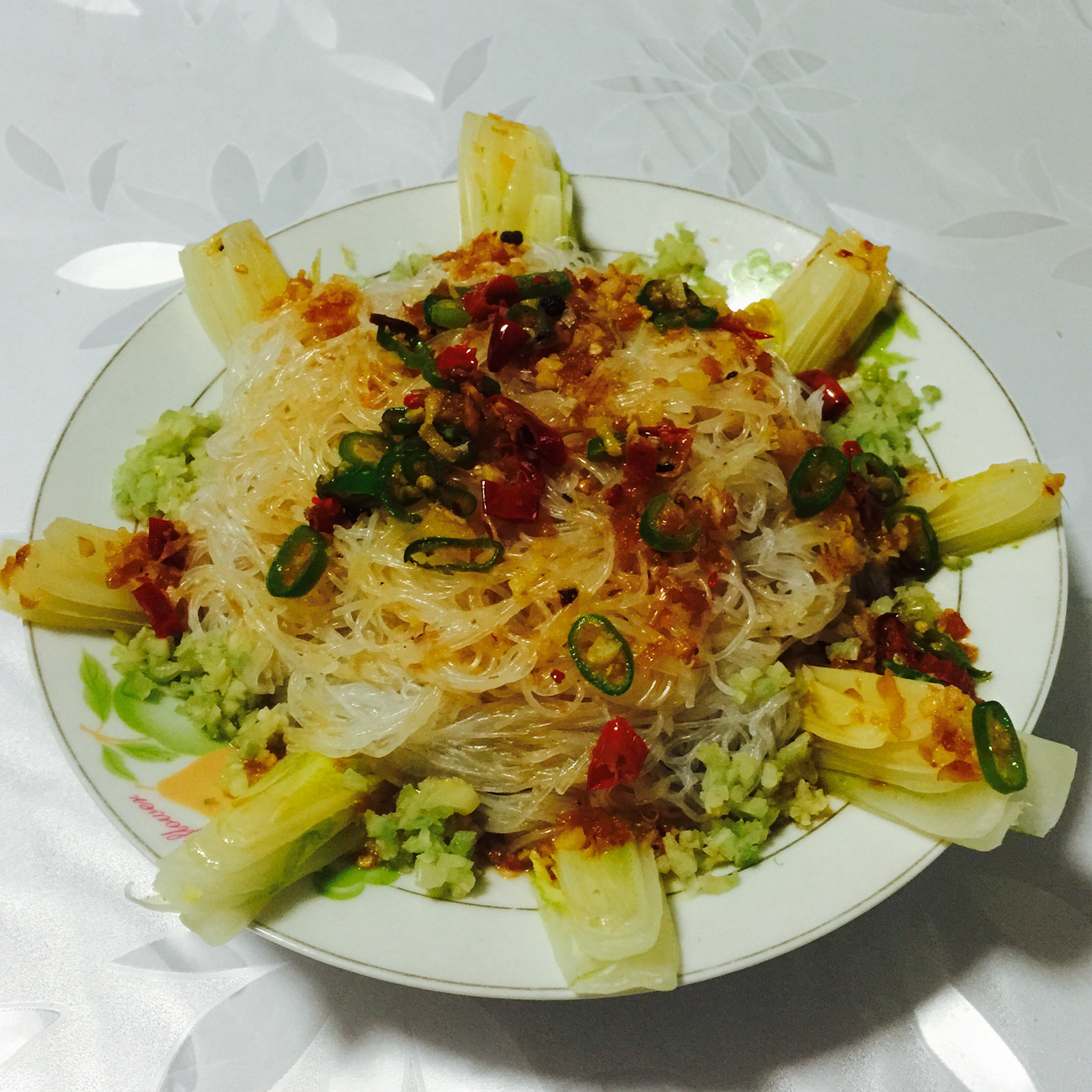 蒜蓉粉丝娃娃菜