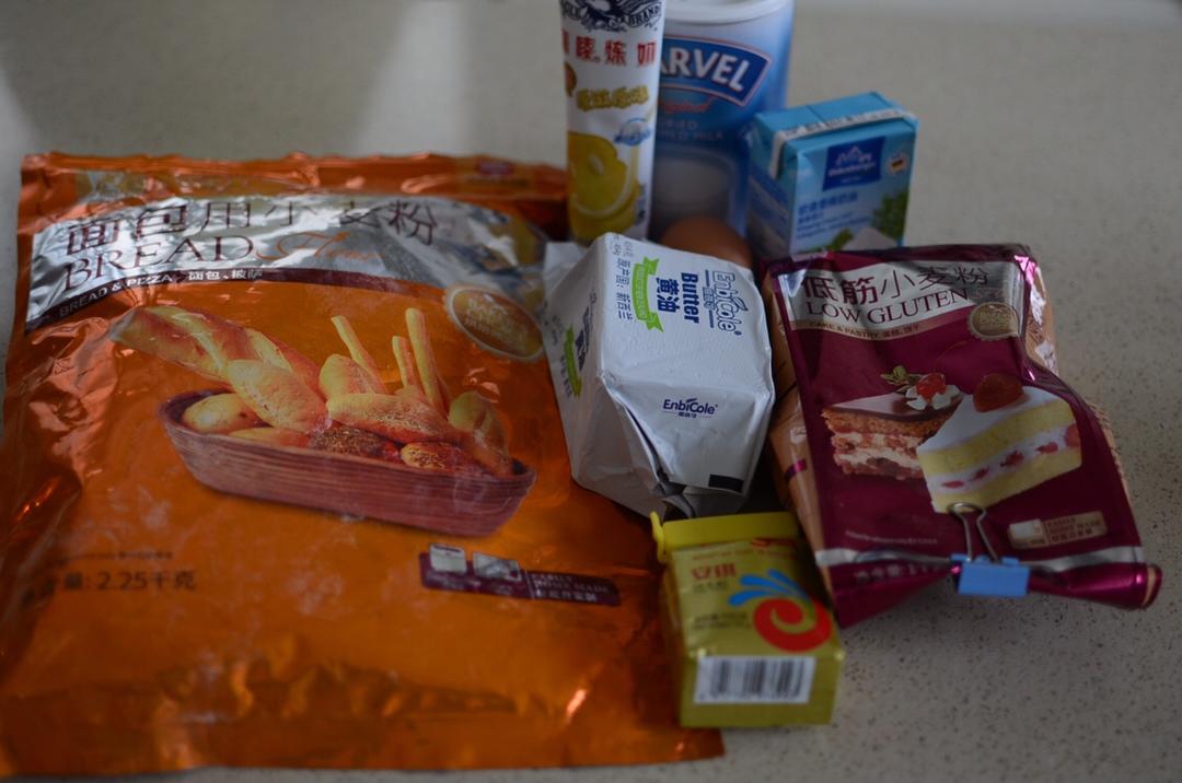 纯奶手撕吐司的做法 步骤1