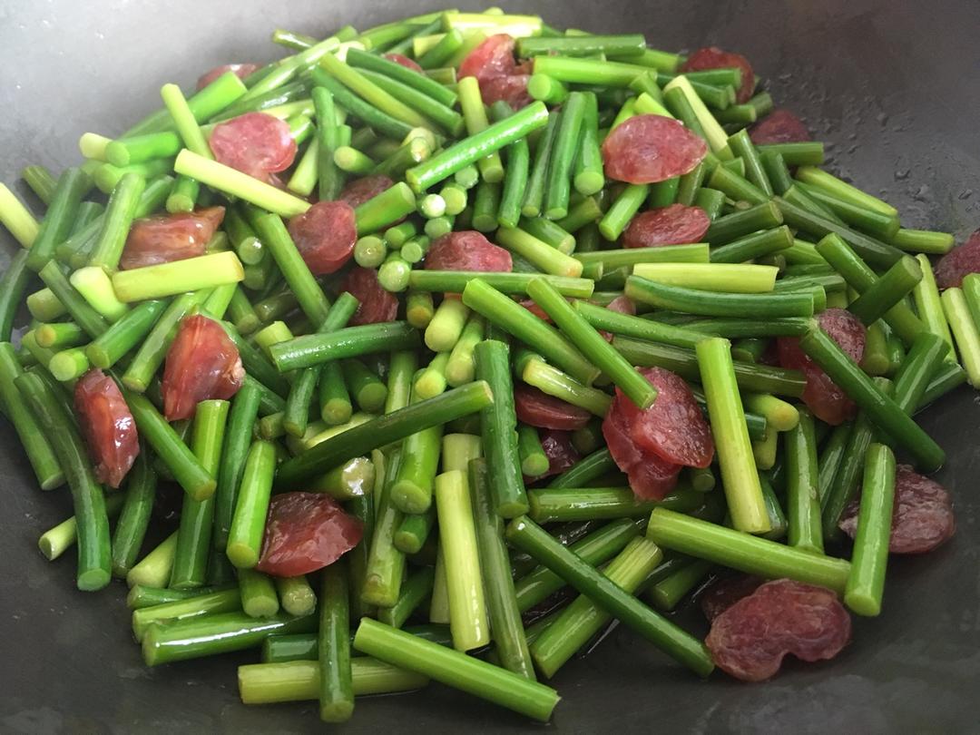 蒜薹炒腊肠
