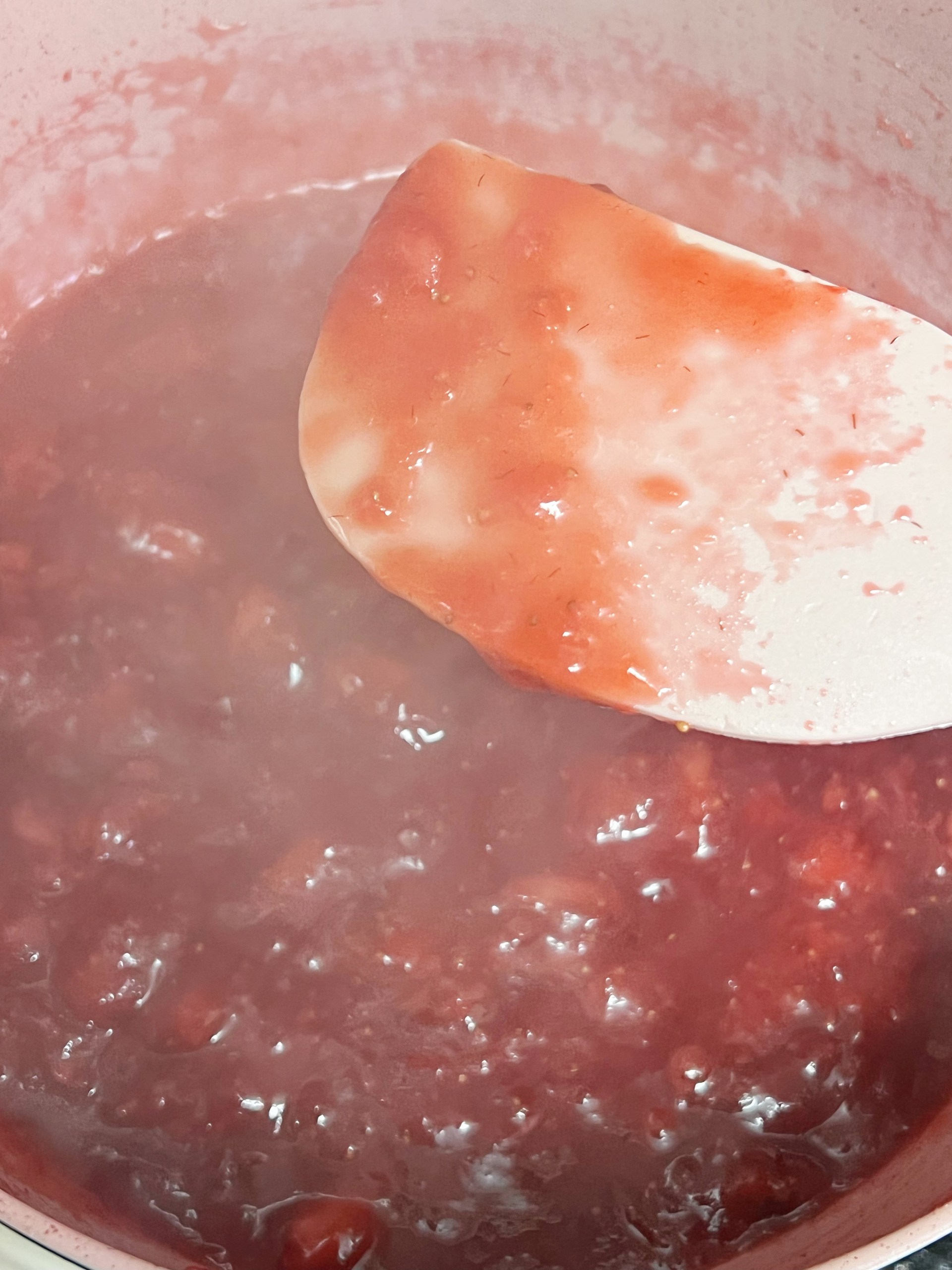 不加一滴水❗️自制无添加的草莓酱的做法 步骤6