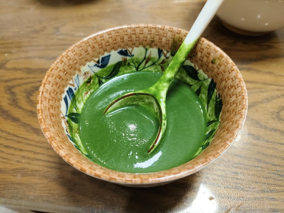 芹菜叶粥（咸味、破壁机）