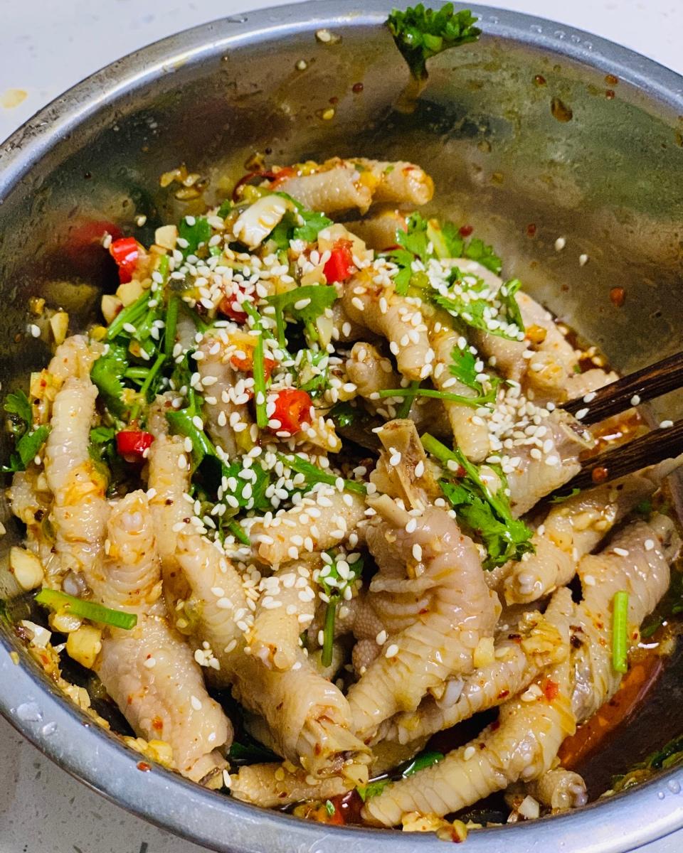 红油蒜蓉鸡脚
