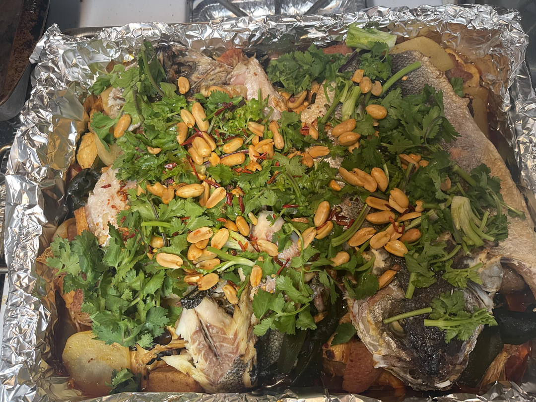 家庭版烤箱烤鱼