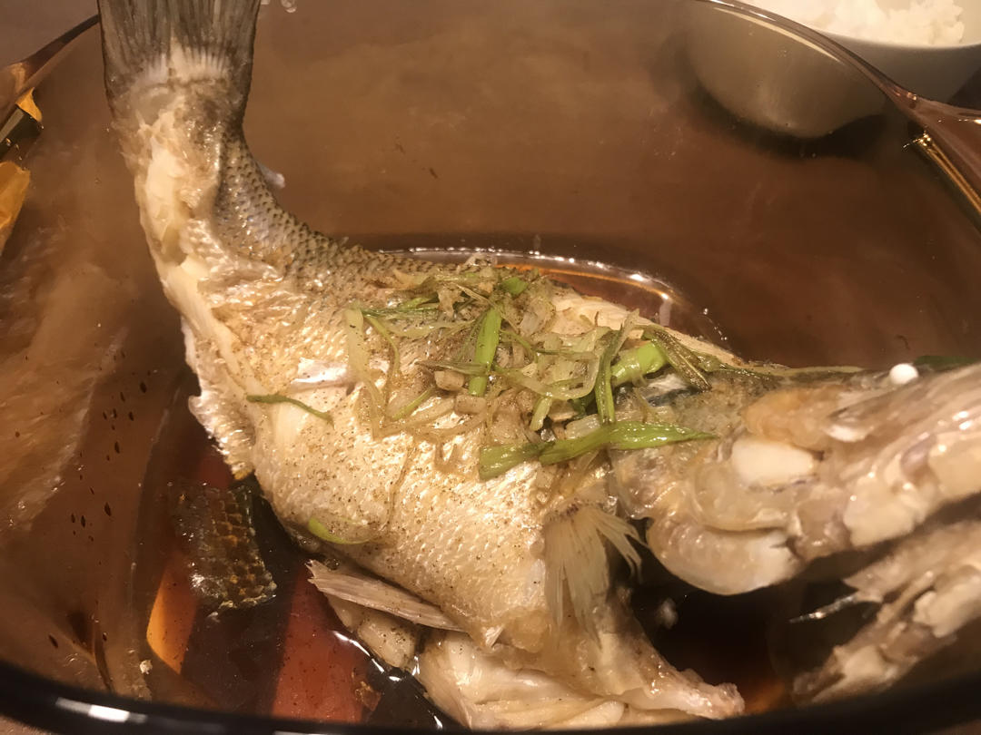 超入味清蒸鱼～清蒸鲈鱼桂花鱼（家常独创）