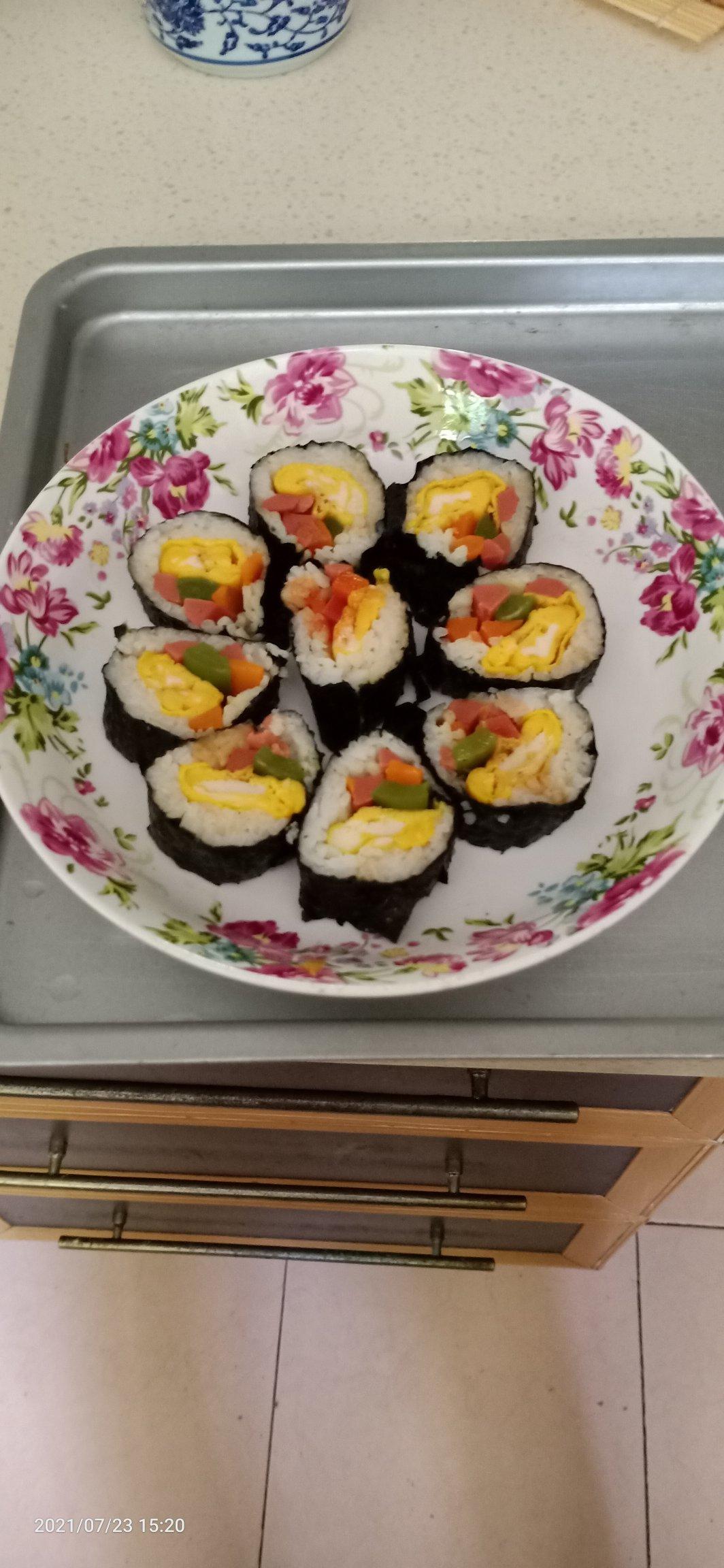 🍣家庭版寿司 | 无寿司醋、无寿司米版本👩🏻‍🍳