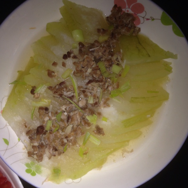 肉末蒸冬瓜