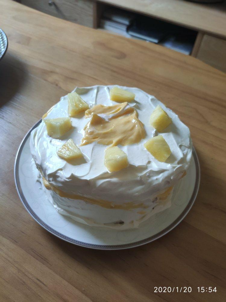 心动百香果凤梨奶油蛋糕（6寸）