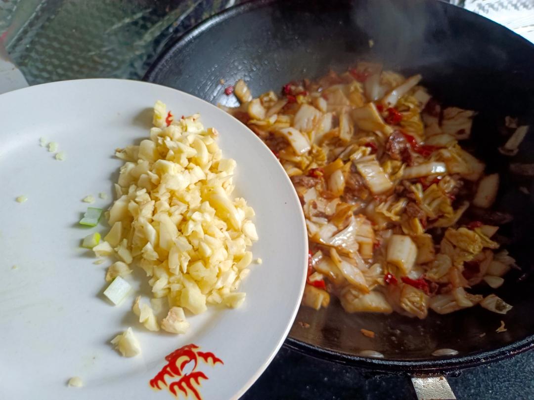 白菜炒羊肉 | 拉条子必备的做法 步骤8