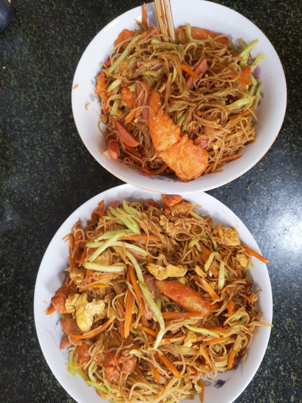 快手早餐炒粉干