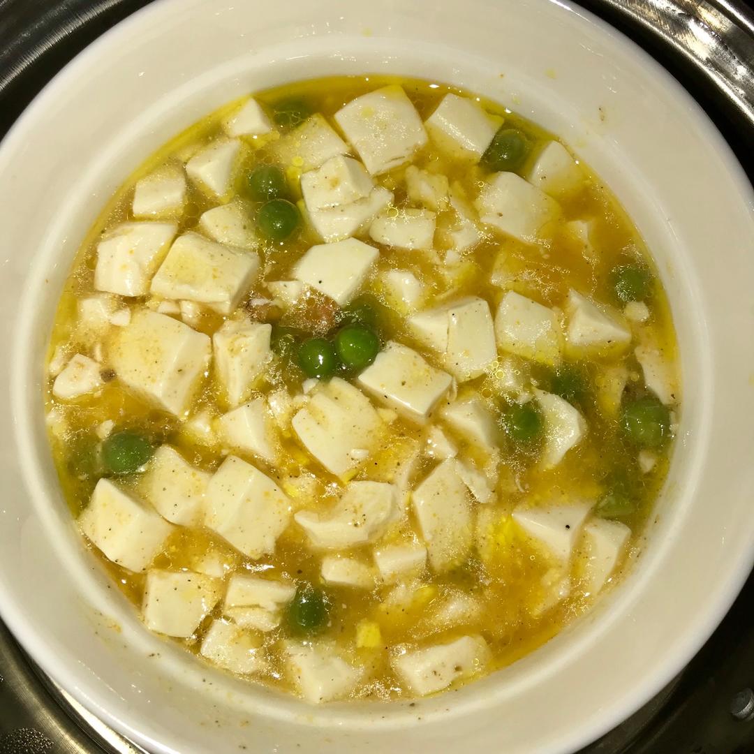 老丁的私房菜-蟹黄豆腐