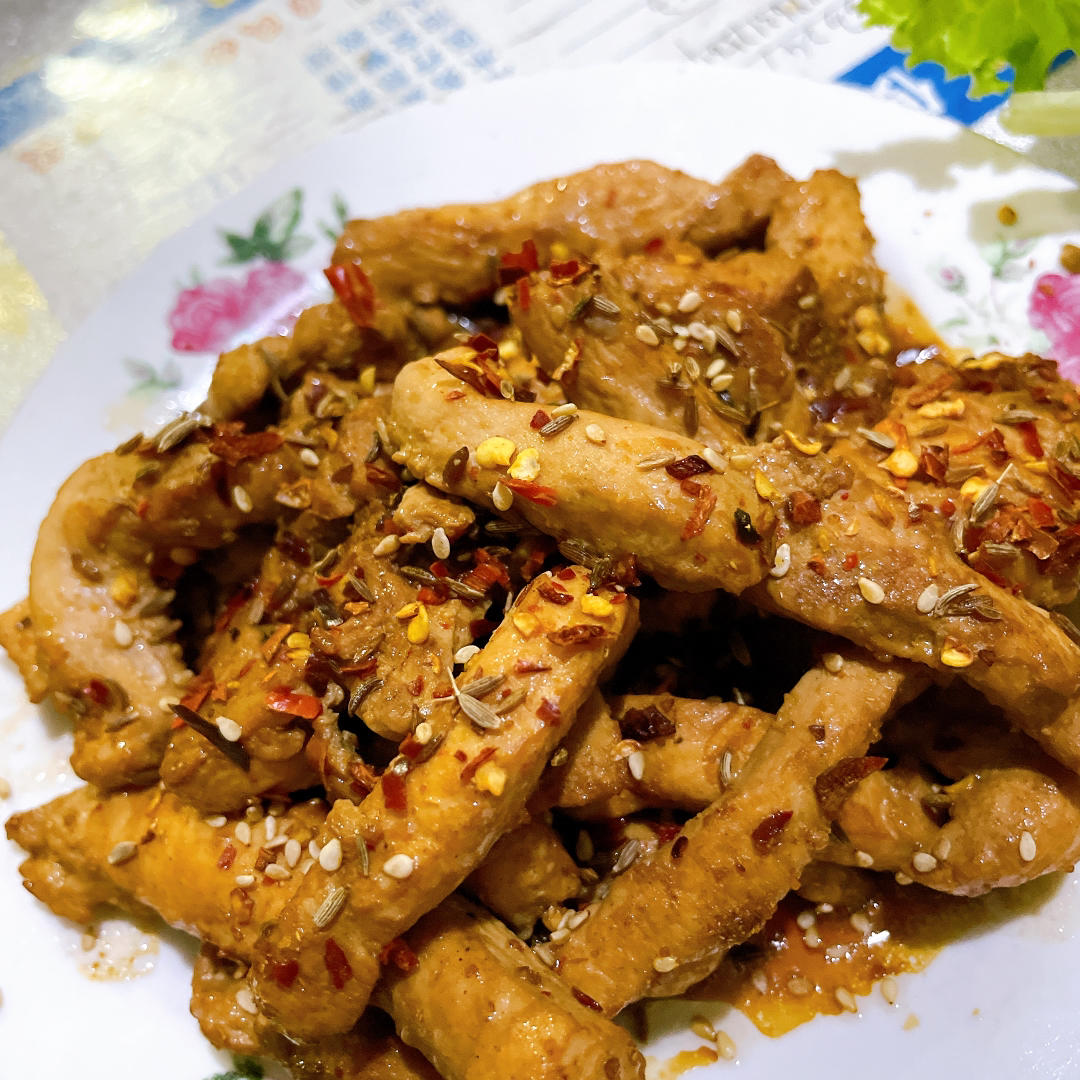 孜然鸡胸肉