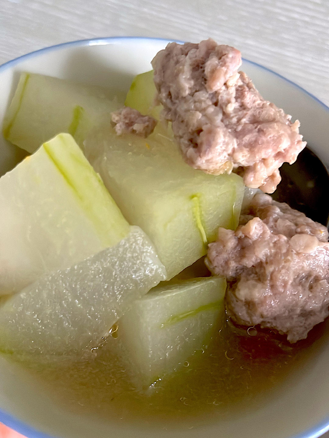 巨鲜美的冬瓜丸子汤