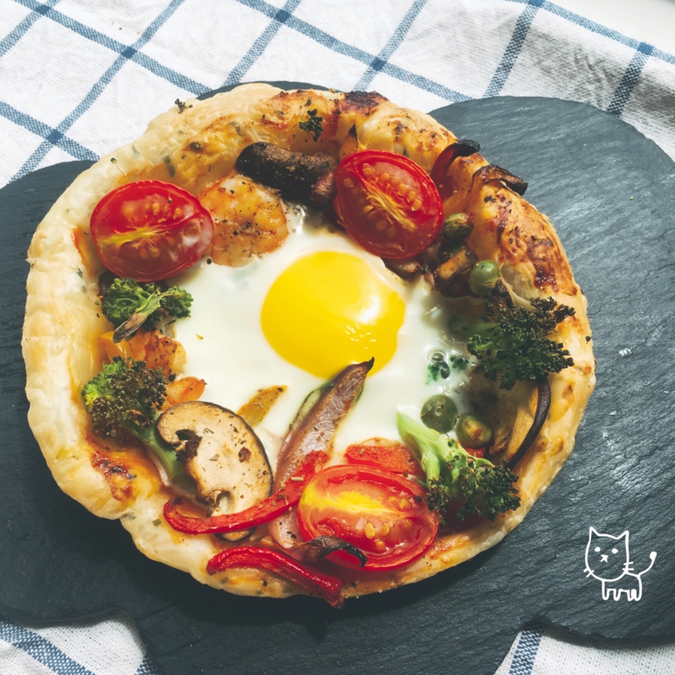 三分钟早餐之鸡蛋披萨
