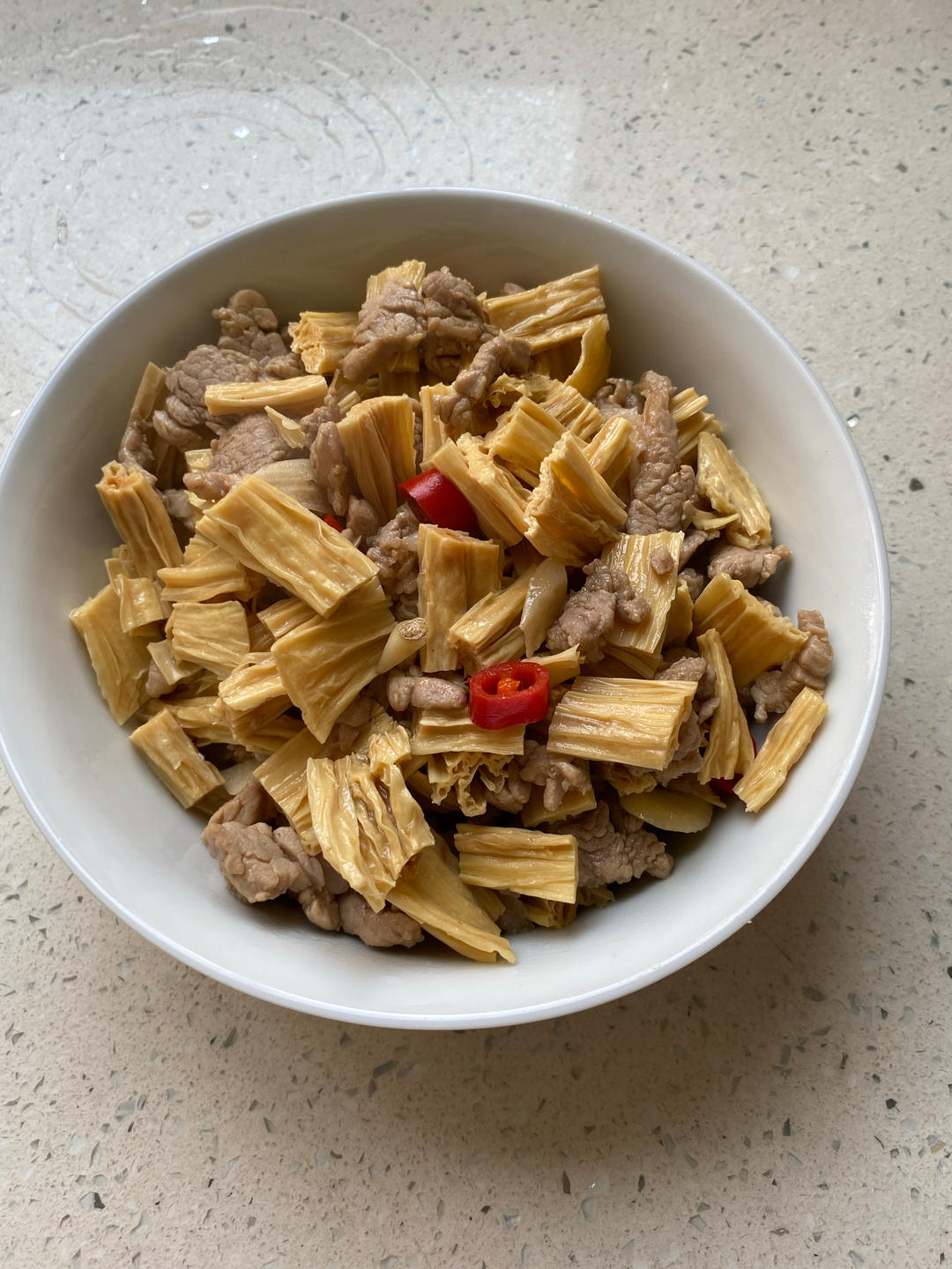豆笋炒肉