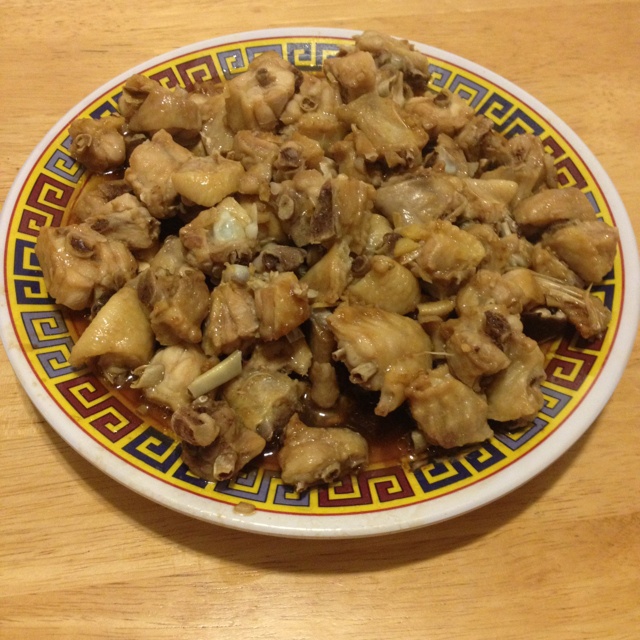 香菇蒸鸡块