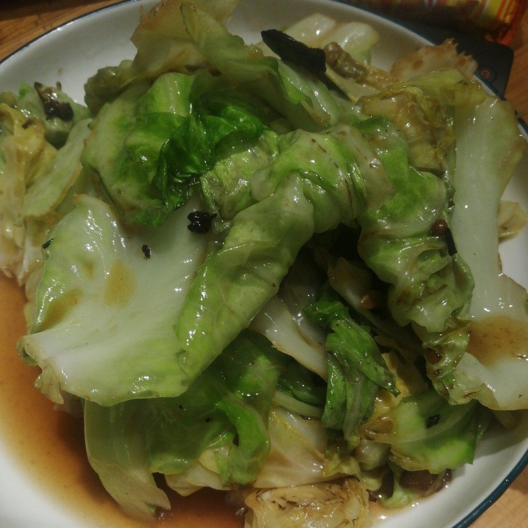 素炝手撕包菜