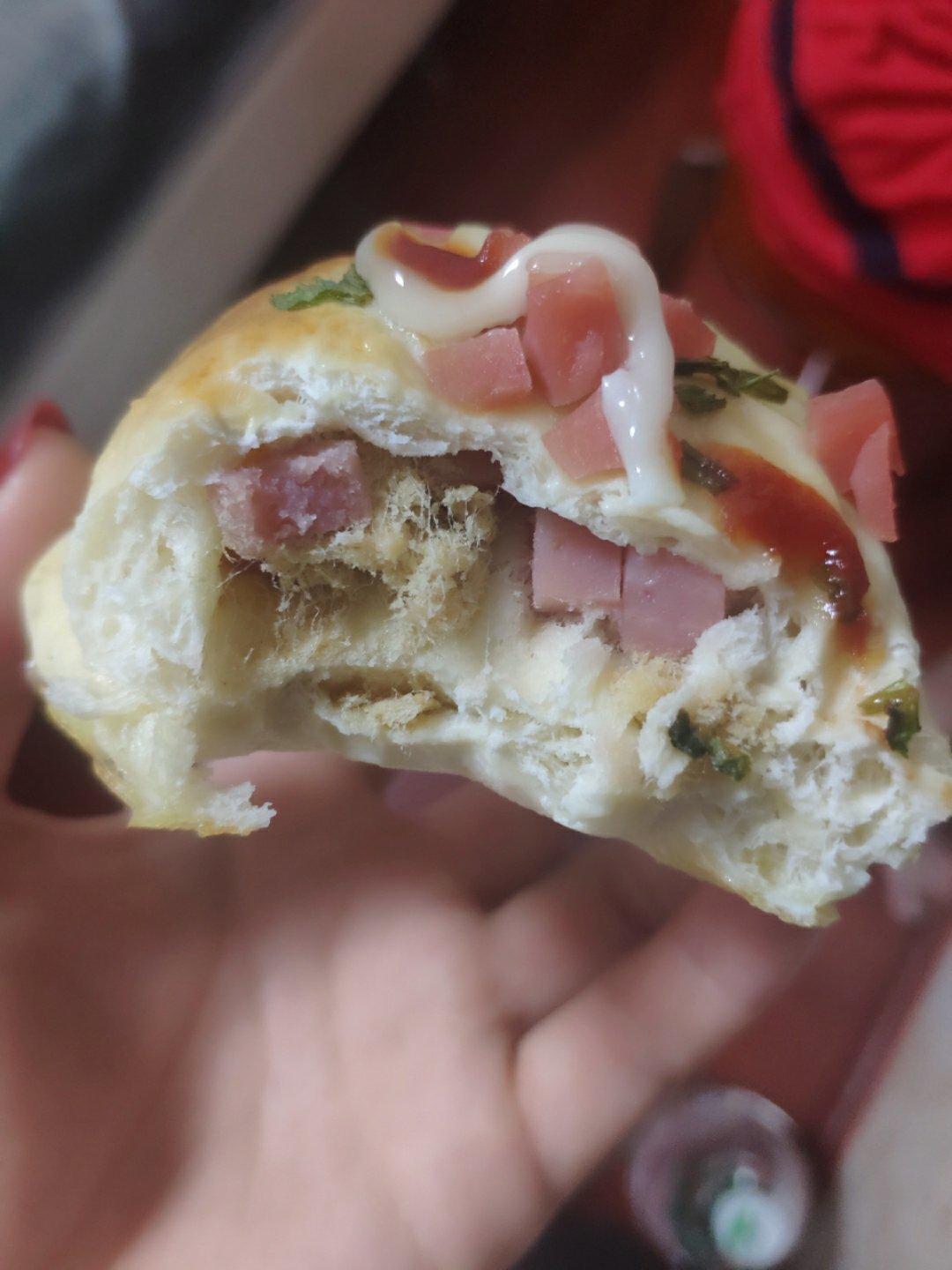 香葱火腿肉松面包