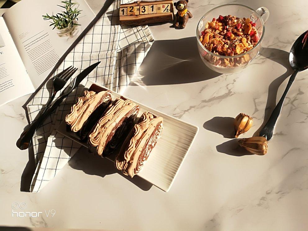 可可千层蛋糕卷