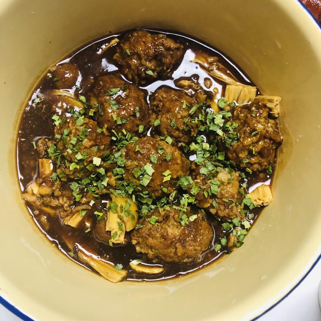 腐竹清烧肉丸