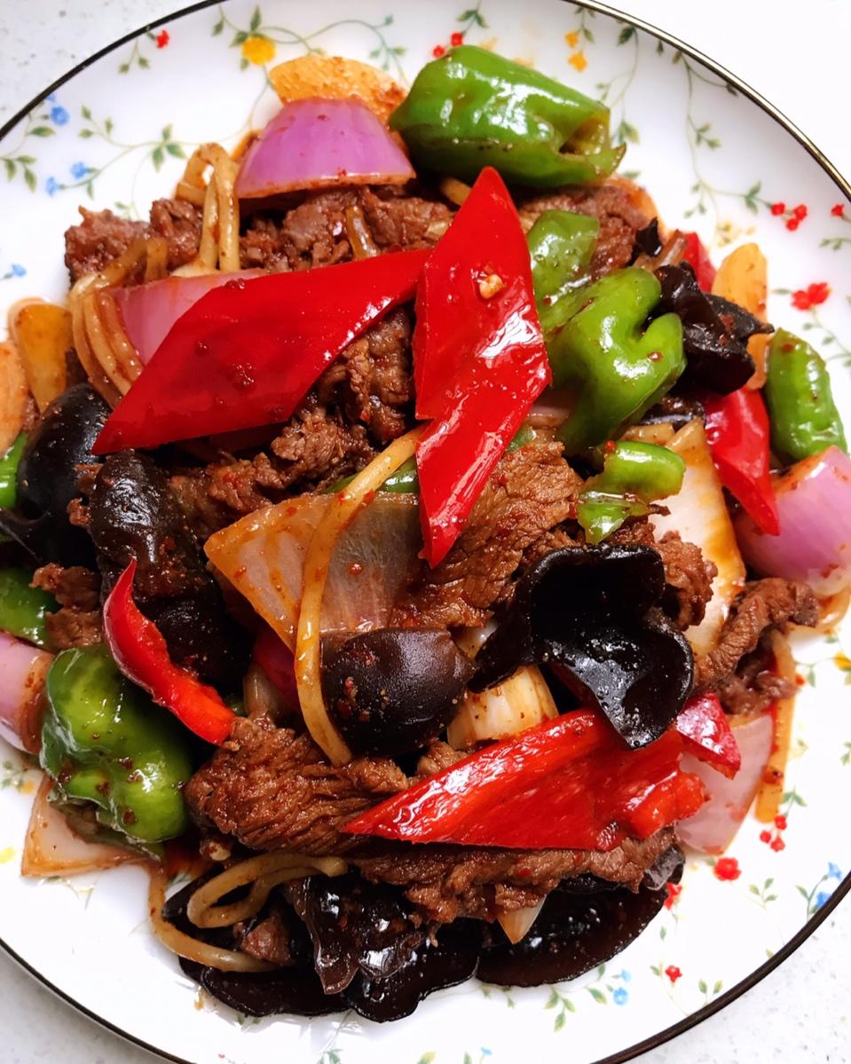 青椒炒牛肉