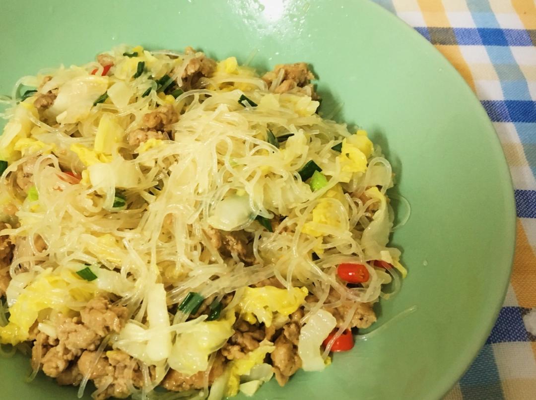 绝对下饭之粉丝娃娃菜肉沫