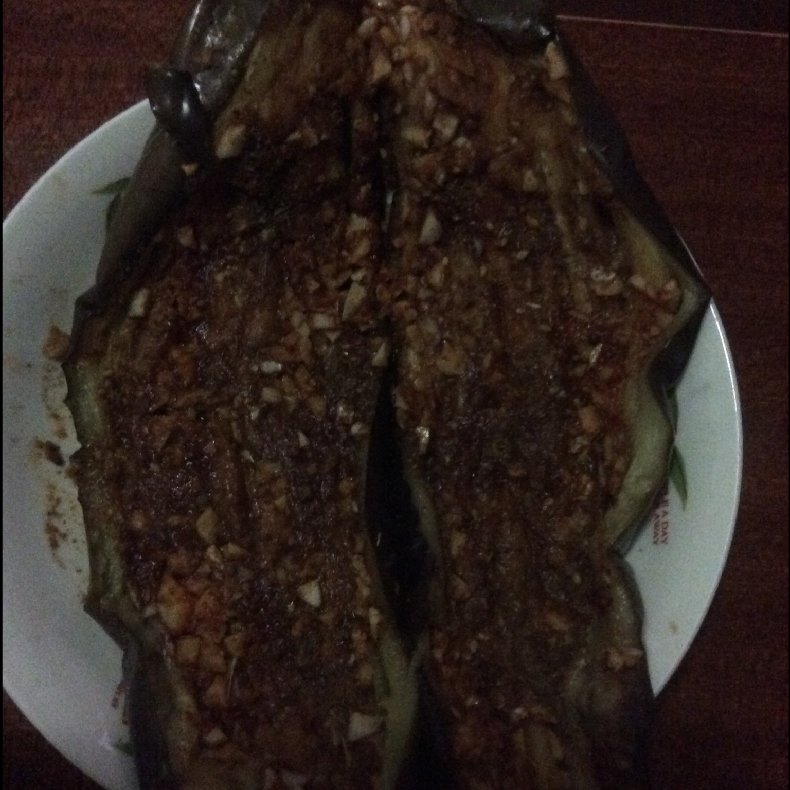 微波炉烤茄子